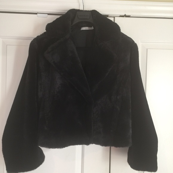 Vince Plush Faux Fur Coat - Picture 5 of 6